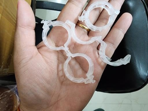 RK_Enterprises 100 Pcs Plant Support Garden Clips, Garden Trellis Clips, Tomato Trellis Clips for Vine, Vegetables, Beans, Fruits, Flower to Grow Upright and Healthier