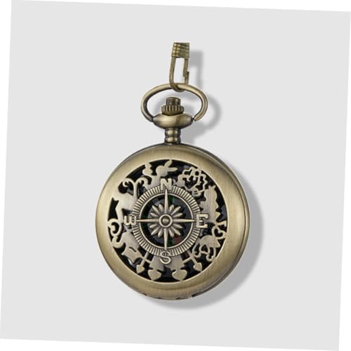 Brújula de bolsillo vintage VALICLUD portátil y ligera miniatura 5