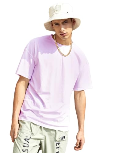 Image of KOTTY Men's Cotton Blend Regular Fit T-Shirt|Casual Wear|Lightweight Breathable