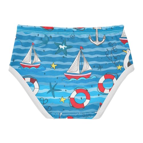 Boat Anchor Star Blue Toddler Girls's Underwear 2T 202c18292