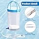 Klistier Eimer Einigungs set Premium Einlaufset: LEKEFETO 1200ML Klistiere-Eimer-Kit Komplett Einlauf zur Darmreinigung Set Irrigator zur Darmreinigung Inklusive 10er Pack Darmrohr BPA-Frei (26cm)
