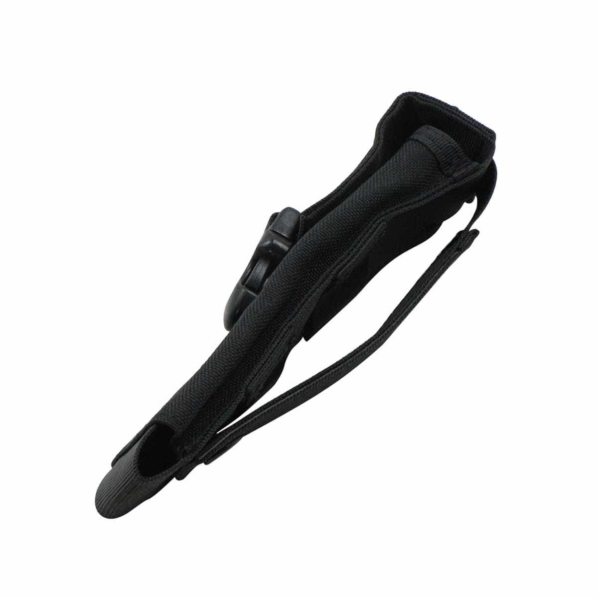 Custodia Torcia Tascabile Borsa Tattica - 3 x 23 x 5 mm custodia per borse copertura cintura, Militare in Nylon Impermeabile e Batteria bricolage, fondina elettrica cintura clip girevole supporto