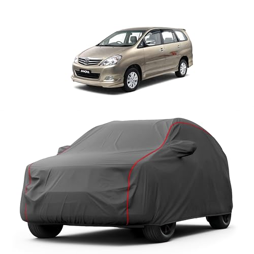 Image of Heavy-Duty Car Cover for Compatible with Toyota Innova (2005 to 2025 All Models) Deluxe Car Protection Cover - Waterproof & UV-Resistant All-Season Exterior Protection
