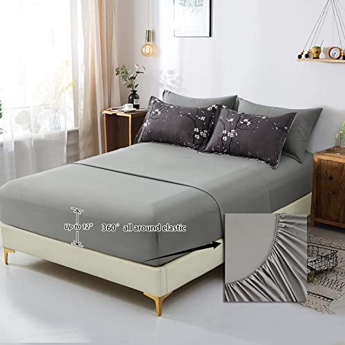 WONGS BEDDING Comforter Set edredón de microfibra premium con acabados de lujo 5
