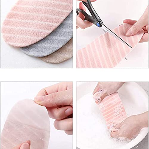 Yqhugbc 7 Stück Foam Waschbar Wc-Sitz Pad WC-Sitzbezug, Selbstklebend Waschbar Toiletten Sitz, WC-Sitzbezüge Plüsch, Toilettensitzabdeckung Pads für Familienreisen Schwangere Frauen ältere Menschen – Bild 4