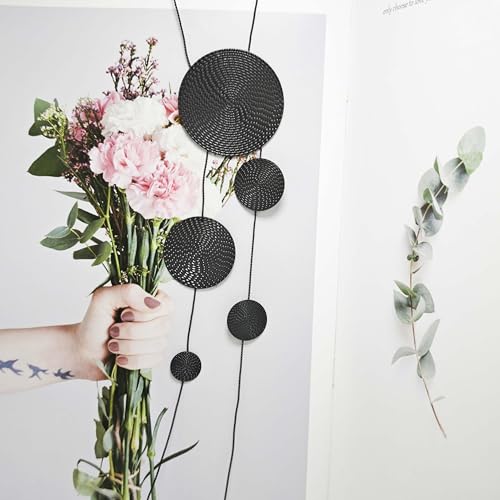 Long Large Round Pendant Necklaces for Women Vintage Adjustable Clavicle Chain Necklace Trendy Long Y-Shaped Necklace Summer Beach Bikini Jewelry4