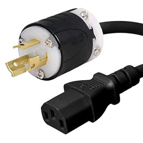 Nema l6 ? 15p to c13�d���R�[�h ? 10���A15 A / 250 V 14 AWG ? Iron�{�b�N�X# ibx-4934 ? 01