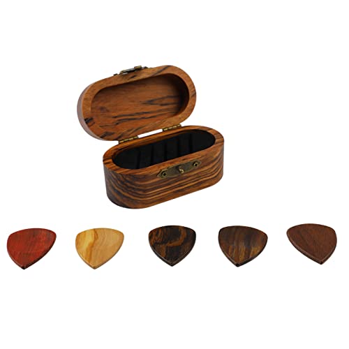 VGEBY Guitar Pick BoxWood Guitar PicksGuitar Pick Box - Image 3