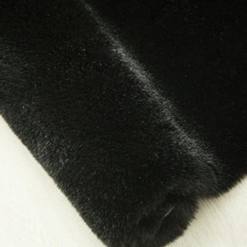 Ghouse Home Teppich Wohnzimmer Kinderzimmer Schlafzimmer Deko Schwarz 60x180 cm Kurzflor Flauschig rutschfest Carpet Waschbarer Flur Teppich