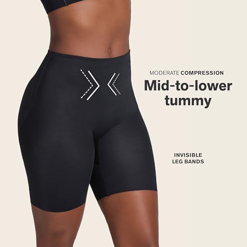 Leonisa Shapewear Shorts for Women Tummy Control, Airlift Midrise Body Shaper – Anti Chafing Butt Lifter Shaper Shorts2