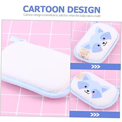 PACKOVE 6 Stück Teiliges Badewaschen Cartoon Bad mit Tiermotiven Weiche und Saugfähige Waschhandschuhe für Körperpflege Kleinkindern – Bild 4