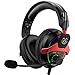 Tatybo Casque Gaming PC,PS4 Casque Gamer Son Surround 7.1 pour Gaming Esport Stéréo Bass avec Micro Anti Bruit 3.5mm Jack pour PS5 Switch Xbox One
