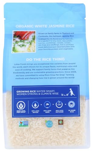 Image of LOTUS FOODS Organic White Jasmine Rice, 30 OZ