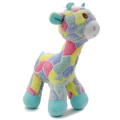 Image of Soft Multi Color Giraffe Plush Toy for Kids Stuffed Toy with Cute Hug-Friendly Plush for Babies, Toddlers & Children Safe, Lightweight & Easy to Clean (40CM)