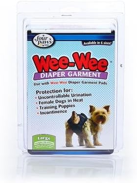 Four Paws Pet Products Wee-Wee Diaper Garment and Garment Pads Fp Diaper Garment Pads 24Ct Clothing & Apparel
