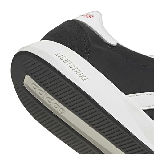 adidas Women's 76/26, Black/White/Better Scarlet, 10.5 - image 5