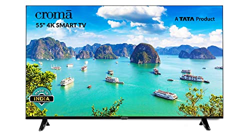 Croma 140 cm (55 Inches) 4K Ultra HD Smart LED TV (2022 Model)