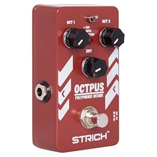 HARMONIC OCTAVE SHIFTER: Experience pristine, polyphonic octave shifting with STRICH's Digital Octave Pedal, capable of handling single notes or complex chords with clarity. 💡NOTE: This pedal can not take a battery, requires a DC 9V (100mA+) adapter ...