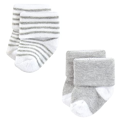 Image of Hudson Baby Baby 8-pack Cotton Rich Newborn and Terry Socks