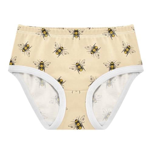 Girls' Underwear Bee Cotton Stretch Comfort Toddler Panties