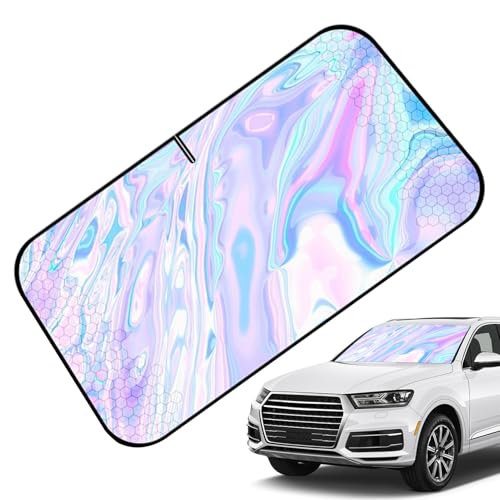 Parasol Para Parabrisas - Material Seguro Sombrilla De Coche De Desviación Térmica Avanzada, Fácil De Instalar | Protección Térmica Para Ventanas De Coche, Pick-up Y Furgonetas