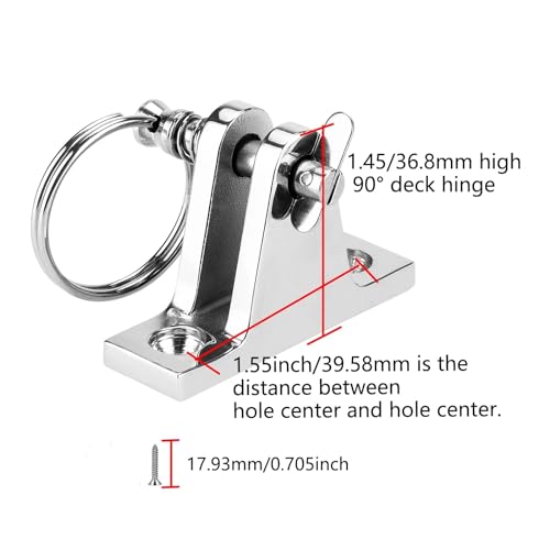 Matériel de montage supérieur tube 32mm pour installer votre bimini et naviguer serein
