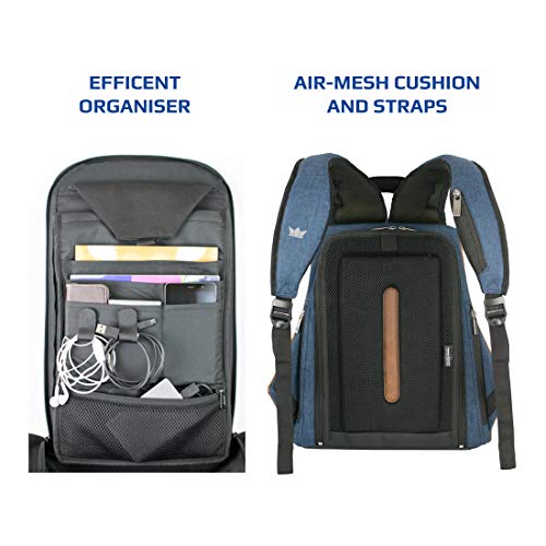 Image of Gods Blue Ghost 25 Litre Anti-Theft 15.6 inch Laptop Backpack (15.6 Inch Laptop)