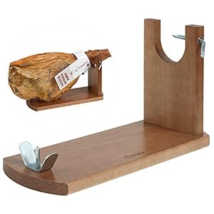 Jamonprive Hamklem – Ideaal voor Serrano en Iberische Ham en Italiaanse Prosciutto (Geen Mes Inbegrepen)
