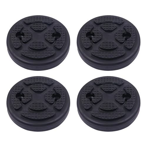 Coussinet de levage en caoutchouc antidérapant de 11,8 cm pour cric (Lot de 4)