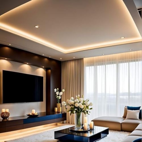 10 Gün Işığı Gizli Işık Bandı Seti - Tavan, Tv Ünitesi, Mobilya, Salon Oda Ambiyans Aydınlatma