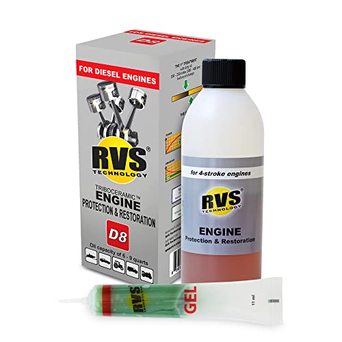RVS Technology D8 engine oil treatment, For Diesel engines with