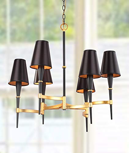 Safavieh Cha4004A Collection Alroy 3 Light 30" Black And Gold Chandelier #TOP7