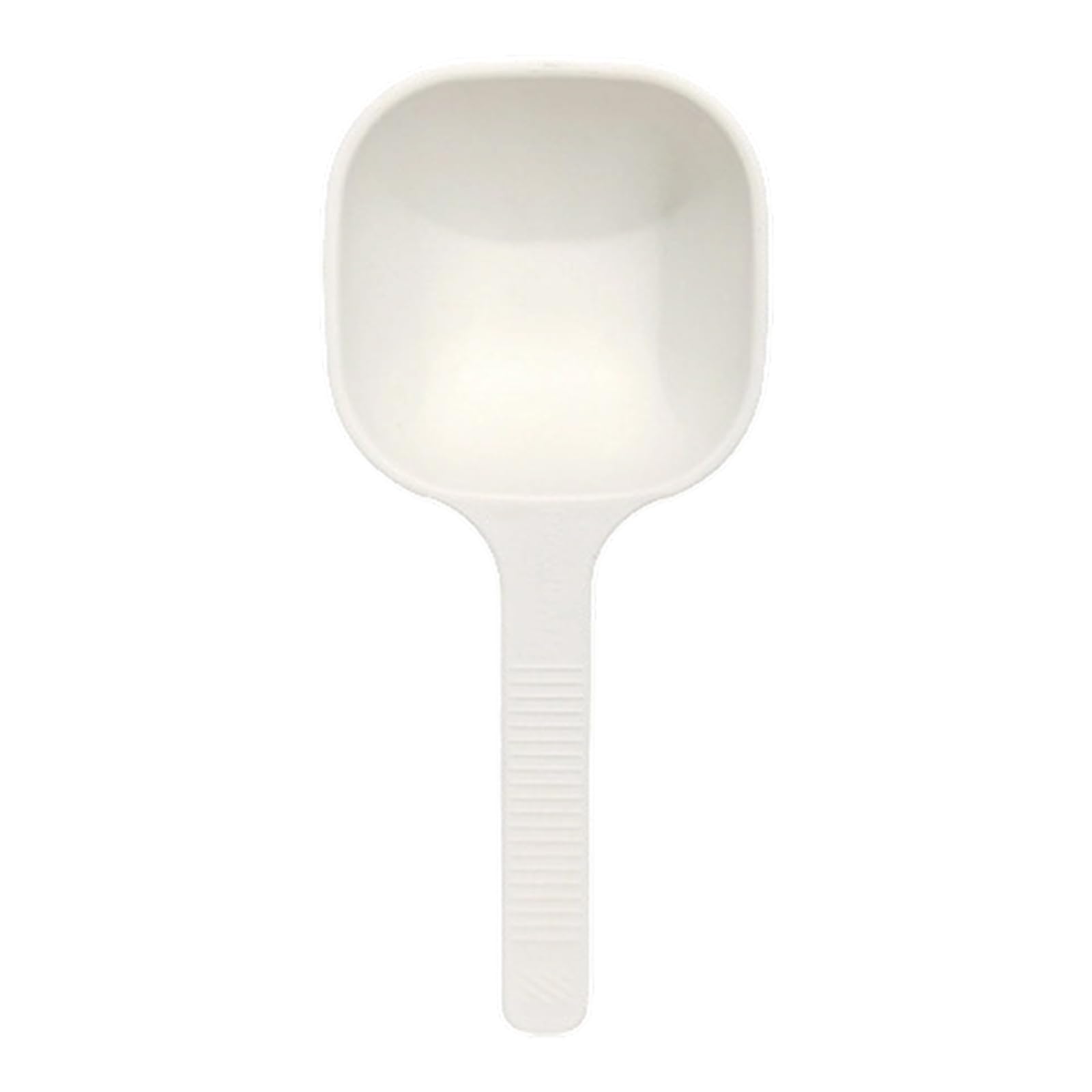 Xitea White Short Handle Plastic Scoops For Coffee And Spices Measuring Non-Slip Long Press Powder Dosing Spoon Kitchen Tool Coffee Dosing Scoops