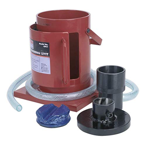 Oil Filter Crushing Unit Sealey pour vider et écraser les filtres sales