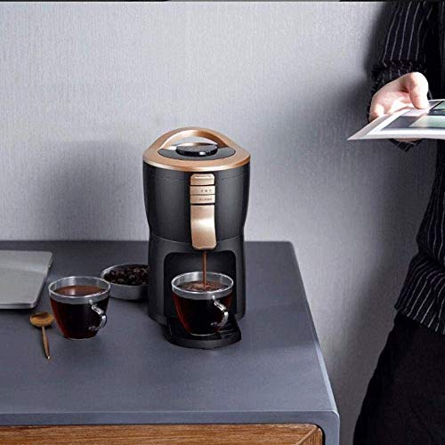Kaffeemaschine - Automatische Kaffeemaschine Home Tragbare kleine automatische Mini-Mühle Büronetzwerk Rote… – Bild 4