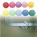 Kangnice 50Pcs Colored Table Tennis Ball Entertainment Pingpong Ball Lightweight Game Ball for Learning Activity Colored Pingpong Ball Washable Game Ball
