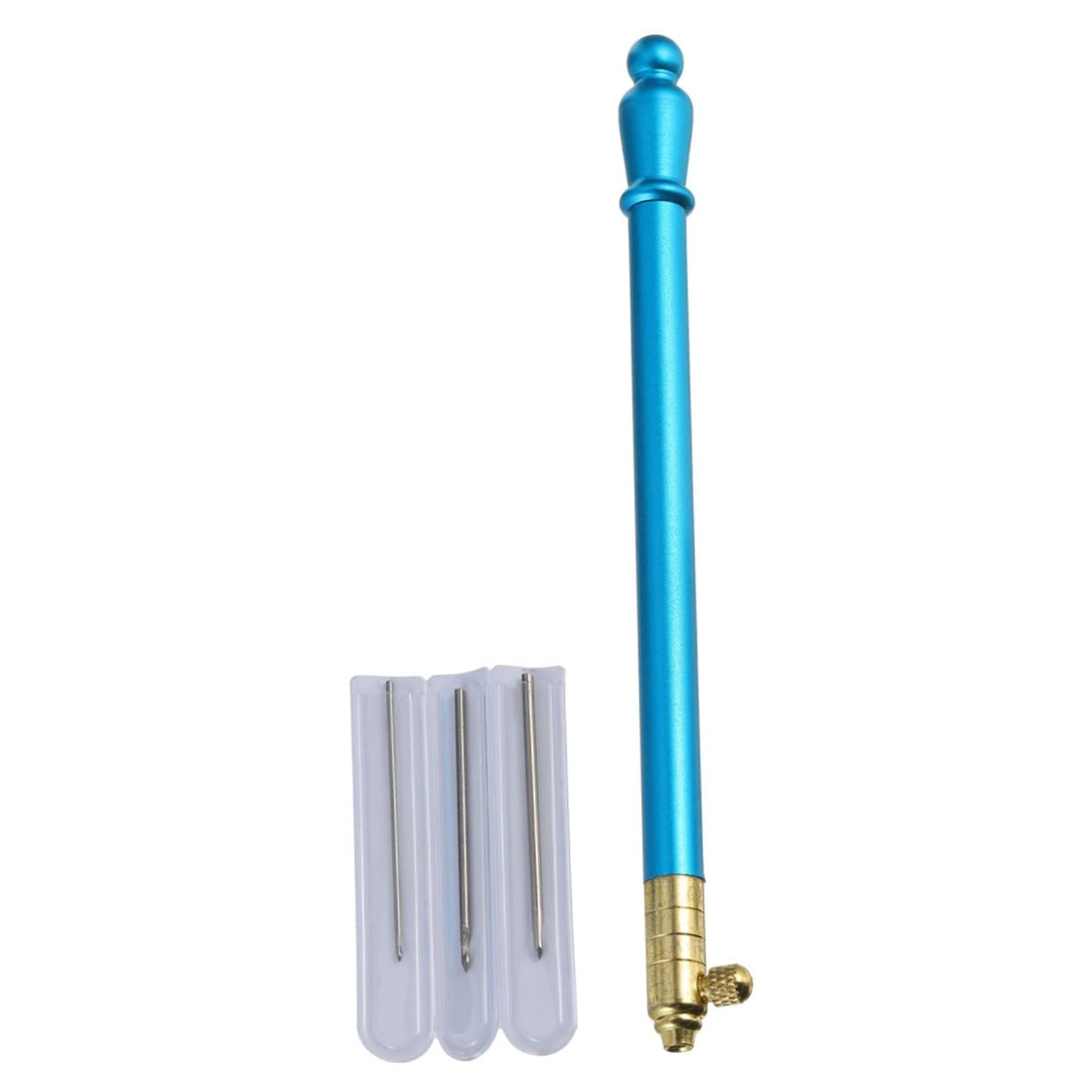 HOODANCOS 3juegos Agujas De Bordado Punch Needle Mango Ergonómico y Antideslizante Para Manualidades De Costura Kit De Agujas Para Tejer y Bordar Para Proyectos Creativos