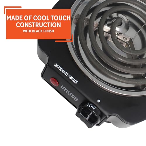 IMUSA Single Electric Burner, Black - Image 4