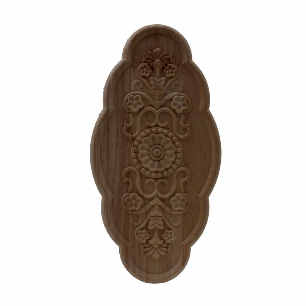 Applique en bois sculpté Youther 23x16cm moulure artisanale pour meuble de prestige