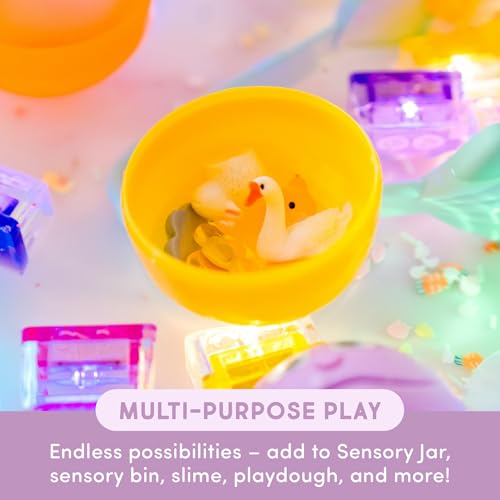 Image of Glo Pals Fun Fillers 3 Pack Sensory Play Accessories - Sensory and Mini Toys for Kids - Bulk Party and Little Toys for Sensory Bins, Gift Bag Stuffers, and Party Favors - Zoo Crew