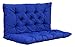 Ambientehome Coussin de Banc Bleu 100 x 98 x 8 cm