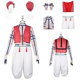 XBGXBG Akaza Disfraz de Cosplay - [Ropa, accesorios, pelucas incluidas] -Juego de Anime Juego de rol Disfraz Fotografía Manga Exposición Actividad de los fanáticos Cosplay