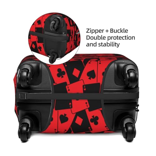 Luggage Cover Protector Suitcase Cover - Playing Cards Soft Fashion Uitcase Cover for Luggage3