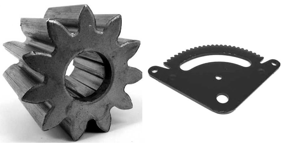 ACTIVLIFE for JD Steering Sector Gear and Pinion Gear GX20052BLE,GX20053 Fits L Series