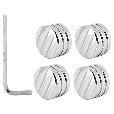 KIMISS 4Pcs Casquillo de la Tapa del tope del perno de la cabeza de la motocicleta Cover