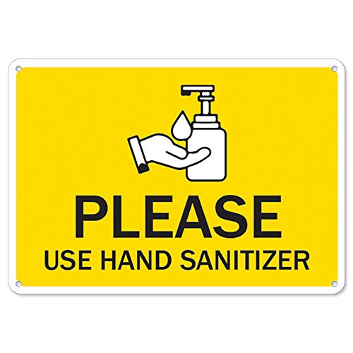 SignMission (COVID-19) - Please Use Sanitizer | Plastic Sign | Protect Your Business, Municipality, Home & Colleagues | Made in The USA, 10