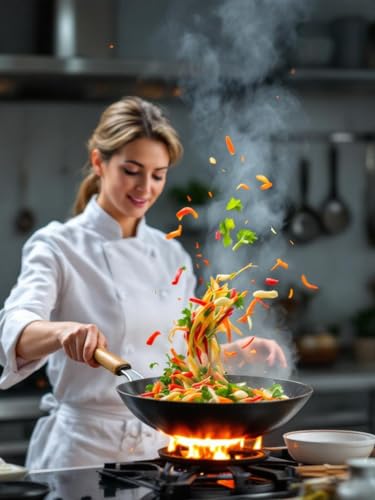 Wok de acero al carbono con antiadherente 30 cm miniatura 4