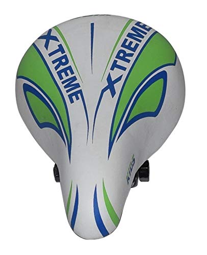 BIG-BEN Spin Kids Bike Saddle Little Rider Child Seat for Boys Girls 12" to 20" Bicycles Big Ben (White)