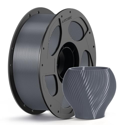 Image of ANYCUBIC PETG Filament 1.75mm, 3D Printer Filament, Dimensional Accuracy + /- 0.02mm, Exceptional Toughness, Print with Most FDM 3D Printers, 1KG Reusable Spool, Texture Gray