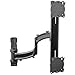 Chief Focal Adj Wall Hardware Mount Black (K4W120B)